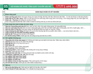 kham sk chuyen sau nu